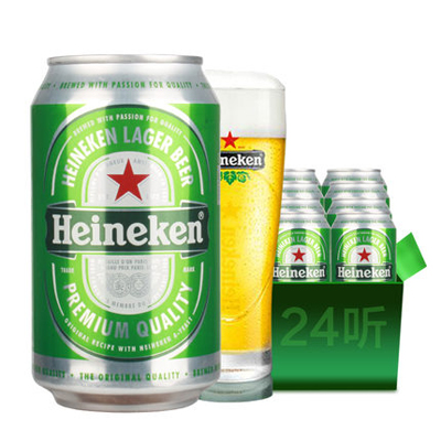 Heineken啤酒铁罐330mL（西班牙/荷兰）